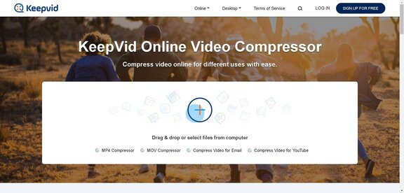 website kompres video