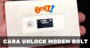 Cara Unlock modem bolt